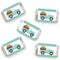 Big Dot of Happiness Happy Fall Truck - Mini Candy Bar Wrapper Stickers - Harvest Pumpkin Party Small Favors - 40 Count
